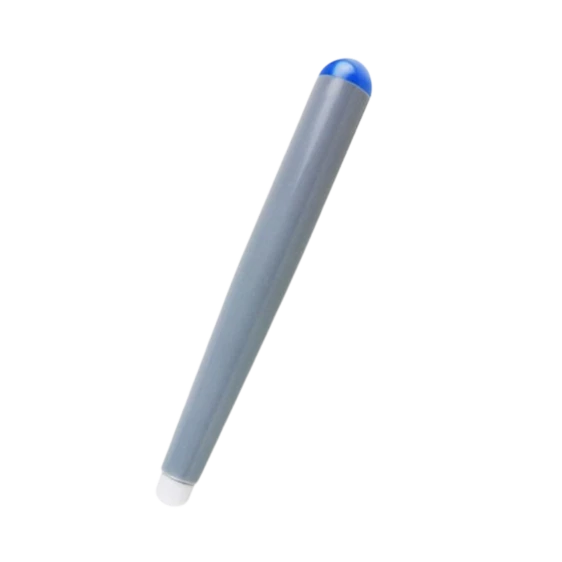 Gray color Interactive circle section pen 8mm blue color tip - WAN - PGC1
