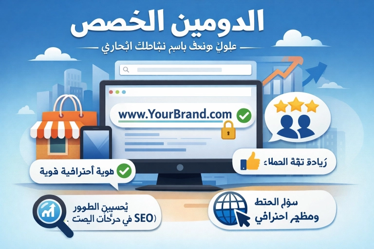 دومين ويب مخصص