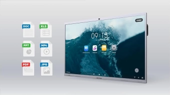Hikvision DS-D5B65RD/C 65-inch Interactive Monitor - Dual Windows & Android Systems, 128GB
